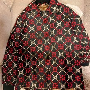 Gucci Macro GG Diamond Wool Jacket